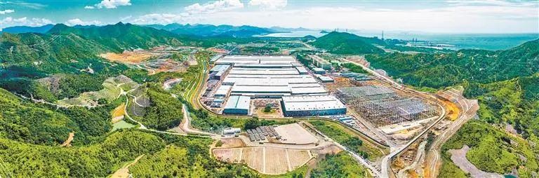 深汕比亞迪汽車工業園一期已投產 二期正加速