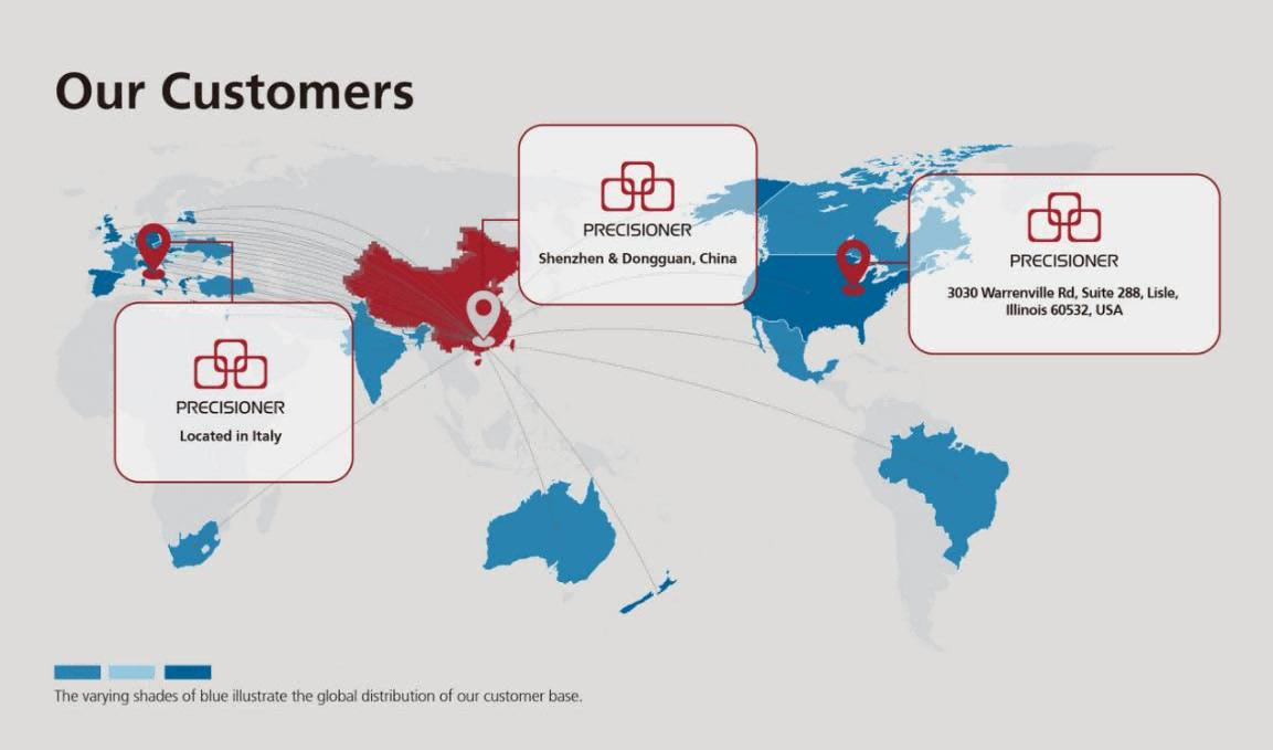 品成金屬已為全球30多個國家及地區客戶，累計交付高壓壓鑄模具6000+套、修飾模具4000+套